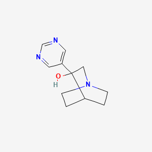 3-(5-Pyrimidinyl)-1-azabicyclo[2.2.2]octan-3-ol