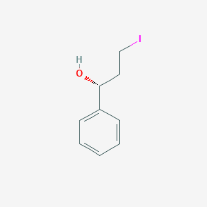 molecular formula C9H11IO B8340538 (R)-3-iodo-1-phenyl-1-propanol 