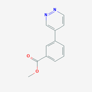 3-Pyridazin-4-yl-benzoic acid methyl ester