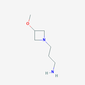 3-(3-Methoxy-1-azetidinyl)propylamine