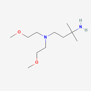 molecular formula C11H26N2O2 B8340586 N1,N1-bis(2-methoxyethyl)-3-methylbutane-1,3-diamine 