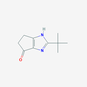 2-(1,1-dimethylethyl)-5,6-dihydrocyclopenta[d]imidazol-4(1H)-one