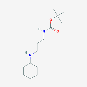 B8340645 Tert-butyl[3-(cyclohexylamino)propyl]carbamate CAS No. 1154869-37-0