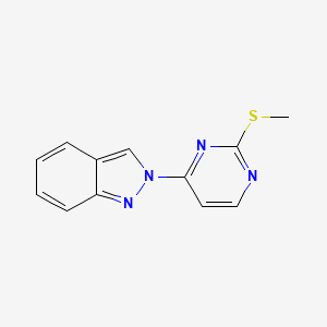 2-(2-methylsulfanyl-pyrimidin-4-yl)-2H-indazole
