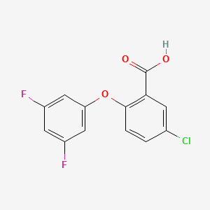 5-Chloro-2-(3,5-difluorophenoxy)benzoic acid