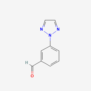 3-(2H-1,2,3-triazol-2-yl)benzaldehyde