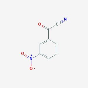 molecular formula C8H4N2O3 B8340735 3-Nitrobenzoylcyanide 