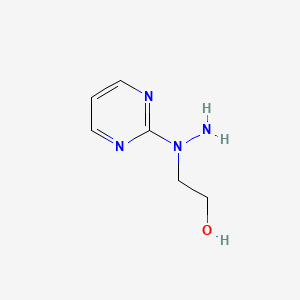 molecular formula C6H10N4O B8340760 2-(N-Pyrimidin-2-ylhydrazino)ethanol 
