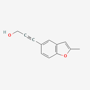 3-(2-Methylbenzo[b]furan-5-yl)prop-2-yn-1-ol