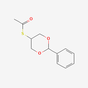 cis-5-(Acetylthio)-2-phenyl-1,3-dioxane