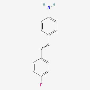 4-[2-(4-Fluoro-phenyl)-vinyl]-phenylamine