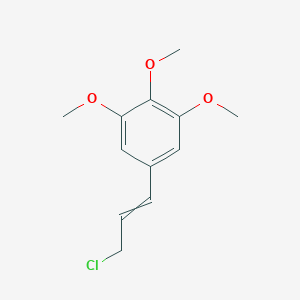 molecular formula C12H15ClO3 B8341134 3,4,5-Trimethoxy-cinnamyl chloride 