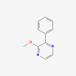 molecular formula C11H10N2O B8341154 2-Methoxy-3-phenylpyrazine 