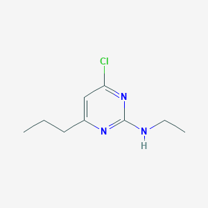 4-Chloro-2-ethylamino-6-propylpyrimidine