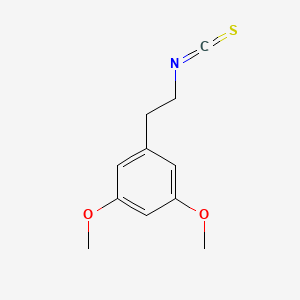molecular formula C11H13NO2S B8341220 1-(2-Isothiocyanatoethyl)-3,5-dimethoxybenzene 