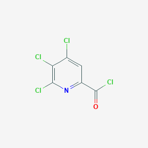 molecular formula C6HCl4NO B8341227 4,5,6-Trichloropicolinoyl chloride 