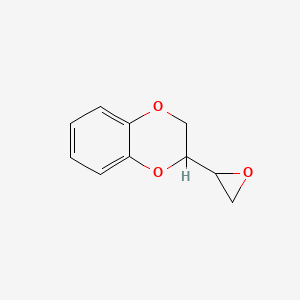 molecular formula C10H10O3 B8341261 1,4-Benzodioxan-2-yl-ethyleneoxide 