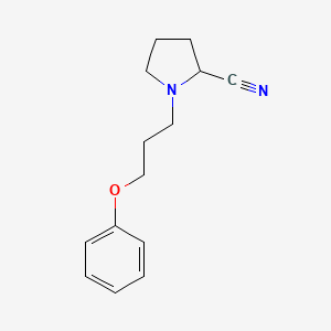 2-Cyano-1-(3-phenoxypropyl)pyrrolidine