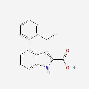4-(2-Ethylphenyl)-indole-2-carboxylic acid