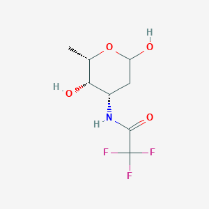 molecular formula C8H12F3NO4 B8341367 N-Trifluoroacetyl-L-daunosamine 