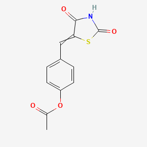5-(4-Acetoxybenzylidene)thiazolidine-2,4-dione