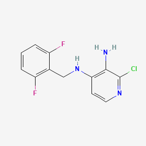 3-Amino-2-chloro-4-[(2,6-difluorobenzyl)amino]pyridine
