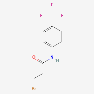 3-Bromo-N-[4-(trifluoromethyl)phenyl]propanamide