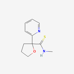 N-Methyl-2-(pyrid-2-yl)-tetrahydrofuran-2-carbothioamide