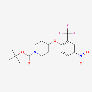Tert-butyl 4-(4-nitro-2-(trifluoromethyl)phenoxy)piperidine-1-carboxylate