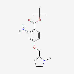 Tert-butyl 2-amino-4-{[(2S)-1-methylpyrrolidin-2-yl]methoxy}benzoate