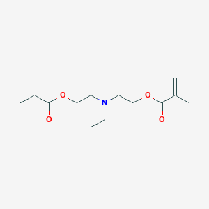 molecular formula C14H23NO4 B083415 N-Ethyldiethanolamine dimethacrylate CAS No. 13972-49-1