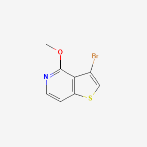 molecular formula C8H6BrNOS B8341507 3-Bromo-4-methoxy-thieno[3,2-c]pyridine 