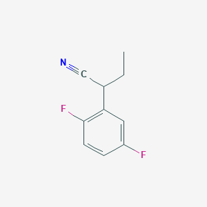 molecular formula C10H9F2N B8341540 Rac-2-(2,5-difluoro-phenyl)-butyronitrile 