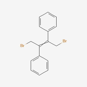 molecular formula C16H14Br2 B8341551 1,1'-(1,4-Dibromobut-2-ene-2,3-diyl)dibenzene CAS No. 7781-70-6