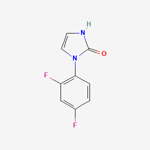 molecular formula C9H6F2N2O B8341647 1-(2,4-difluorophenyl)-2(1H,3H)-imidazolone 