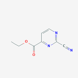 2-Cyano-4-ethoxycarbonylpyrimidine