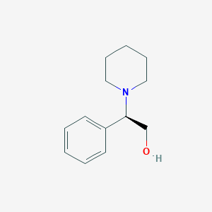 molecular formula C13H19NO B8341696 (R)-2-Phenyl-2-piperidinoethanol 