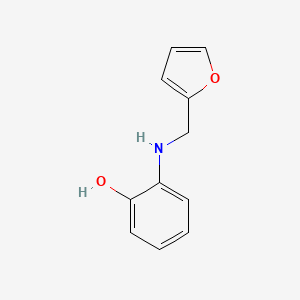 molecular formula C11H11NO2 B8341710 2-(Furfurylamino)phenol 