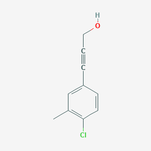 B8341958 3-(4-Chloro-3-methylphenyl)-2-propyne-1-ol CAS No. 1093173-24-0