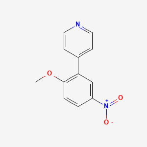 4-(2-Methoxy-5-nitrophenyl)pyridine