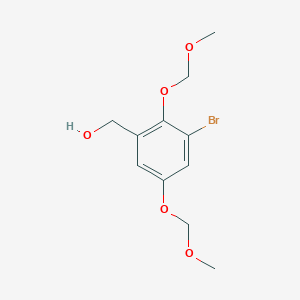 (3-Bromo-2,5-bis-methoxymethoxy-phenyl)-methanol