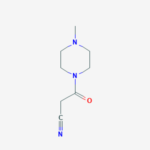 molecular formula C8H13N3O B083420 3-(4-Methylpiperazin-1-yl)-3-oxopropanenitrile CAS No. 15029-34-2