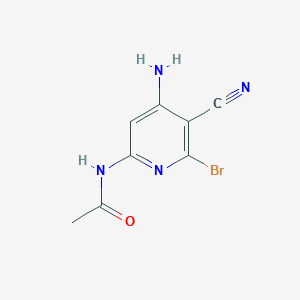 N-(4-Amino-6-bromo-5-cyano-pyridin-2-yl)-acetamide