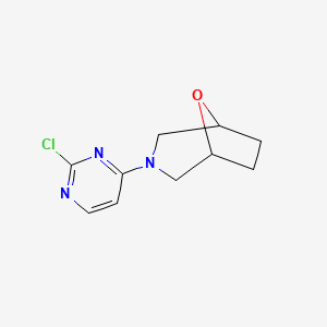 molecular formula C10H12ClN3O B8342044 3-(2-Chloropyrimidin-4-yl)-8-oxa-3-azabicyclo[3,2,1]octane 