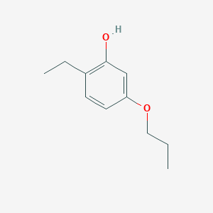 molecular formula C11H16O2 B8342070 2-Ethyl-5-propoxy-phenol 