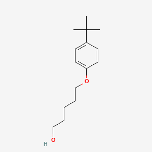 molecular formula C15H24O2 B8342216 5-p-t-Butylphenoxy-1-pentanol 