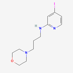 molecular formula C12H18IN3O B8342223 4-Iodo-N-(3-morpholin-4-ylpropyl)pyridin-2-amine 