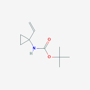 molecular formula C10H17NO2 B8342321 Tert-butyl 1-vinylcyclopropylcarbamate 