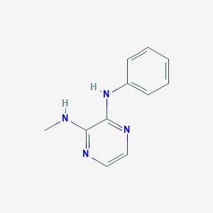 molecular formula C11H12N4 B8342407 N2-methyl-N3-phenylpyrazine-2,3-diamine 