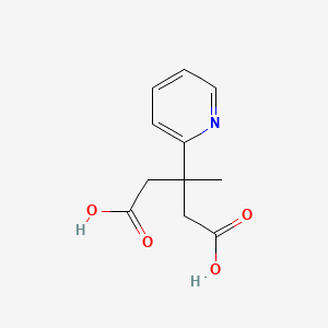 3-(2-Pyridinyl)-3-methyl-pentanedioic acid